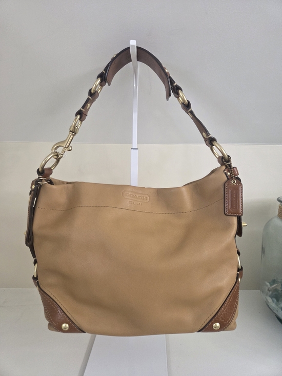 Coach Handbags - Coach Vintage Y2K Carly Hobo Leather Shoulder Bag